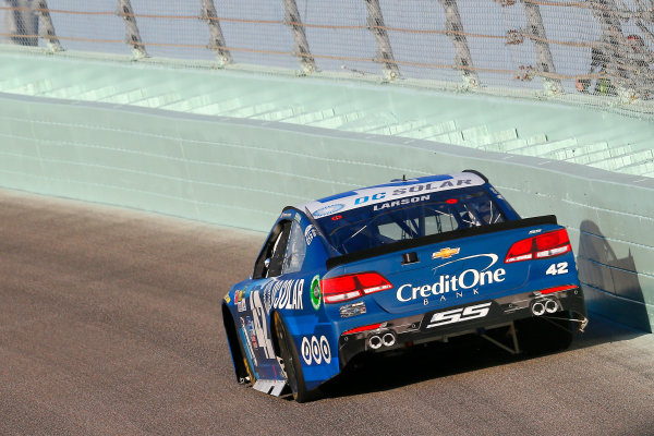 Monster Energy NASCAR Cup Series
Ford EcoBoost 400
Homestead-Miami Speedway, Homestead, FL USA
Sunday 19 November 2017
Kyle Larson, Chip Ganassi Racing, Credit One / DC Solar Chevrolet SS
World Copyright: Russell LaBounty
LAT Images